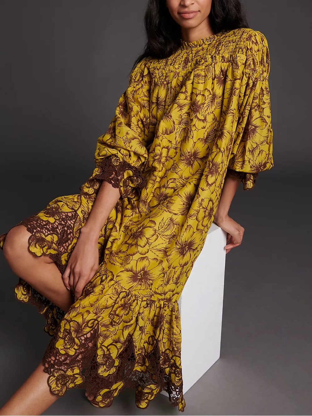 Anthropologie Not So Serious Amaryllis Maxi Dress